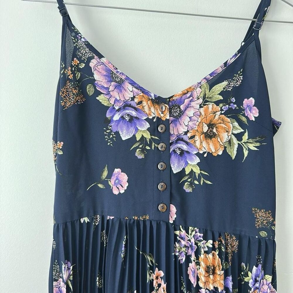 Xhilaration Women's Navy and Blue Dress